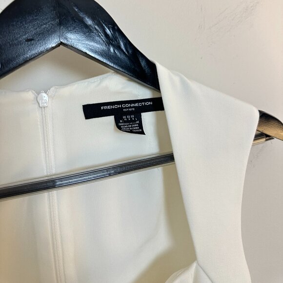 FRENCH CONNECTION Ruth Whisper A-Line Dress in Summer White Size US 6 - Picture 6 of 11